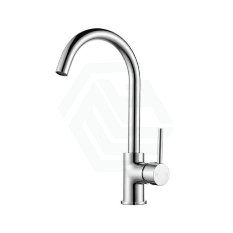 Euro Chrome Solid Brass Classic Round Mixer Tap With 360° Swivel For Kitchen Sink Mixers
