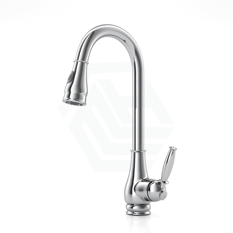 Euro Round Chrome Vintage 360° Swivel Pull Out Kitchen Sink Mixer Tap Solid Brass Products