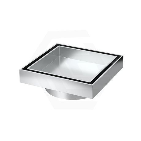 118/120mm Floor Waste Drain Smart Tile Insert Stainless Steel 80mm Outlet Variant Colour Available