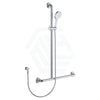 Fienza Luciana Care Chrome Inverted T Rail Shower Left/Right Hand Left With Handheld