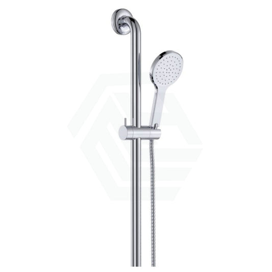 Fienza Luciana Care Chrome Inverted T Rail Shower Left/Right Hand With Handheld