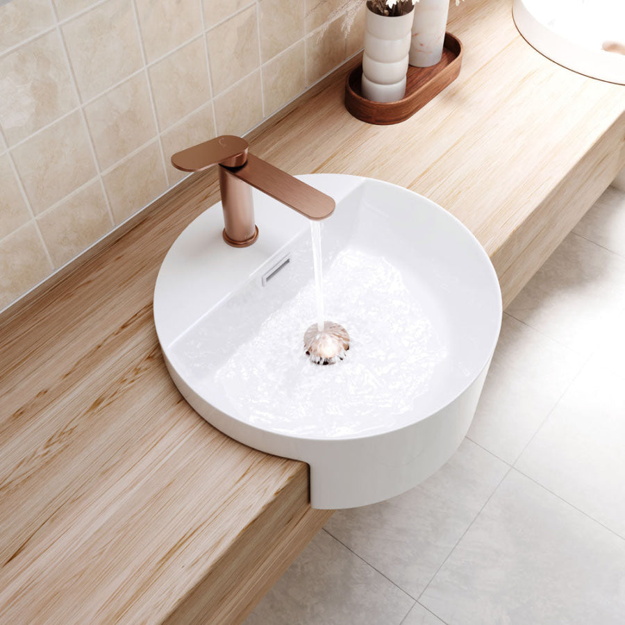 Fienza Empire Slim Short Basin Mixer Cold Start Variant Colour Available