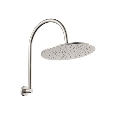 Fienza Empire Slim Curved Stainless Steel Shower Arm Set Variant Colour Available