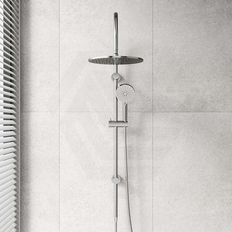 Fienza Empire Slim Curved Twin Shower Variant Colour Available Top Water Inlet