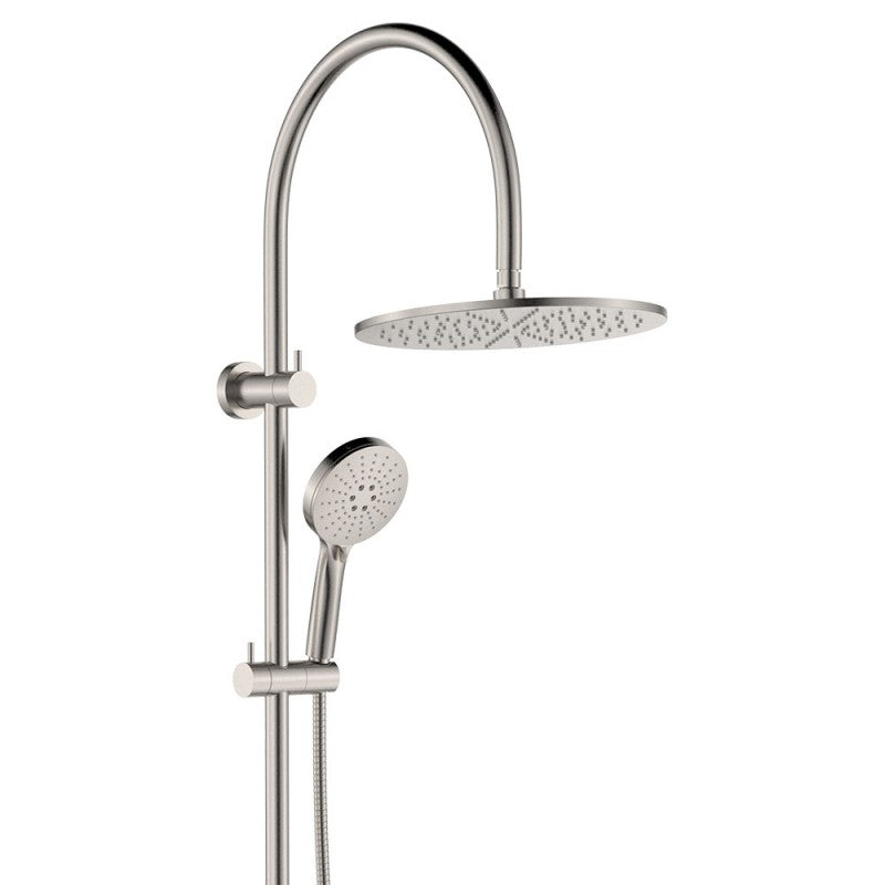 Fienza Empire Slim Curved Twin Shower Variant Colour Available Top Water Inlet