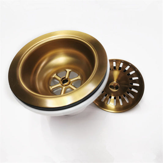 Stainless Steel Sink Waste 90mm Gold