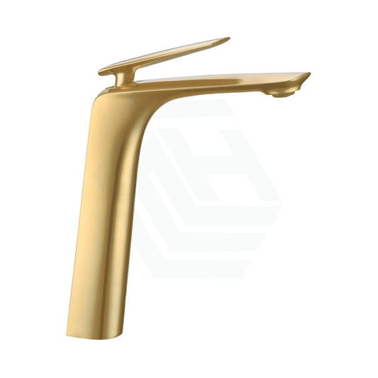 G#1(Gold) Norico Bellino Brushed Gold Solid Brass Tall Mixer For Basins Basin Mixers