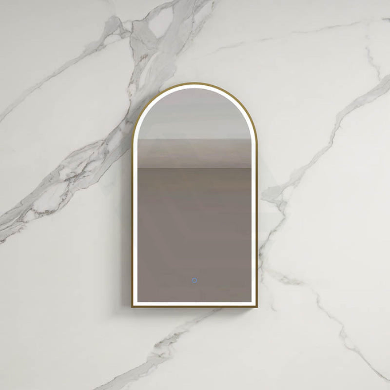 500x900mm Bianco LED Mirror Gold Framed Touch Sensor Front Light for Bathroom