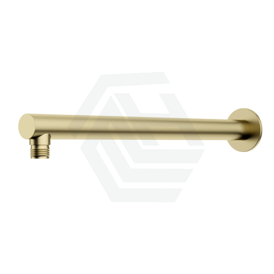 G#2(Gold) Meir 400Mm Round Wall Mounted Shower Arm Tiger Bronze Black Arms