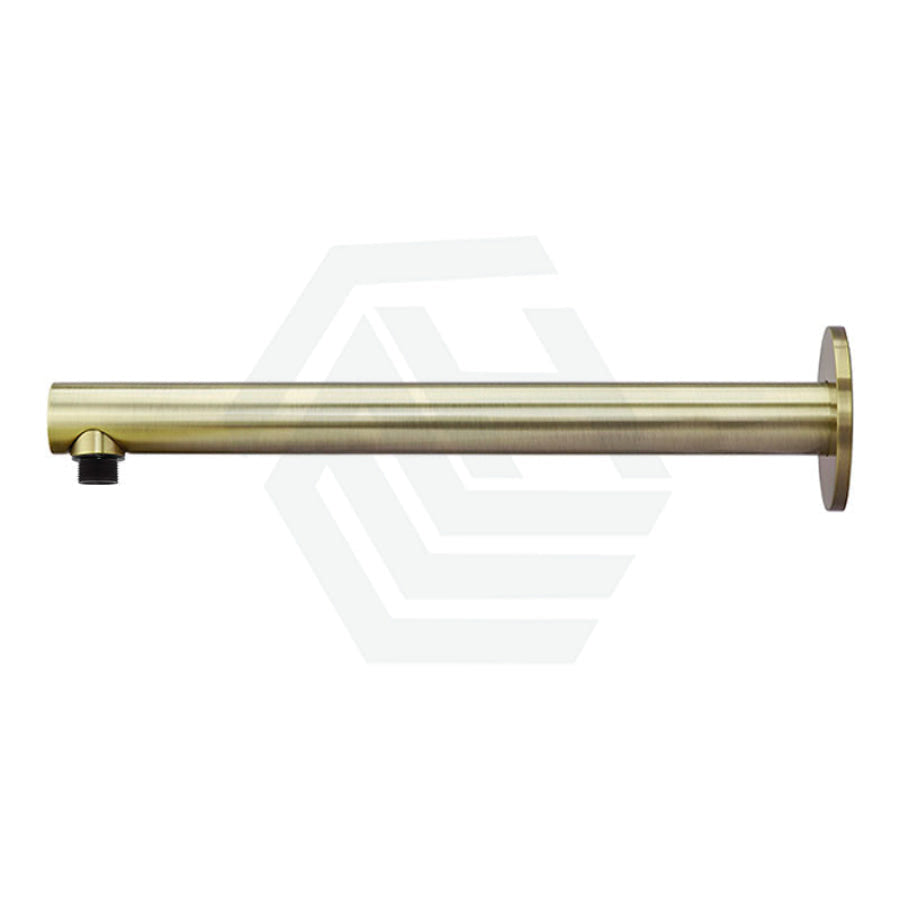 G#8(Gold) Meir 400Mm Round Wall Mounted Shower Arm Tiger Bronze Black Arms