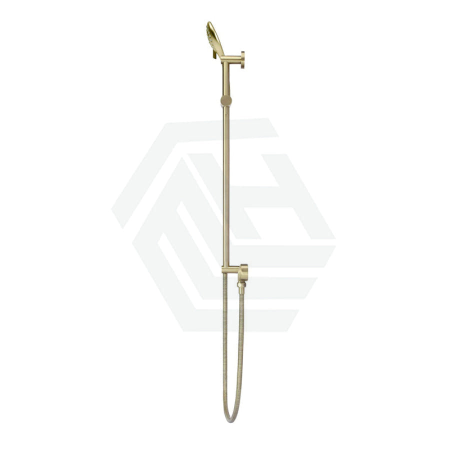 G#8(Gold) Meir Round Three Function Hand Shower On Rail Column Pvd Tiger Bronze With Handheld
