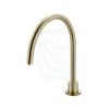 G#2(Gold) Meir Tiger Bronze Round Gooseneck High - Rise Swivel Hob Spout Basin/Bath Outlet Water