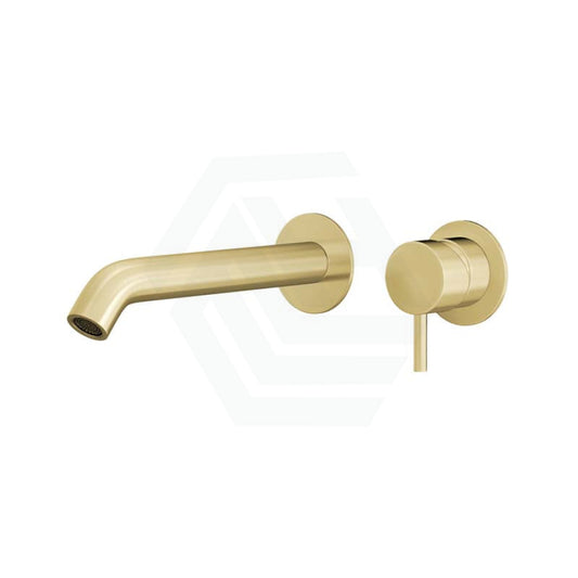 G#3(Gold) Linkware Elle 316 Stainless Steel Basin/Bath Wall Mixer Set Brushed Gold Bath/Basin Tap