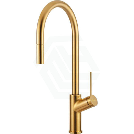Oliveri Vilo Bright Gold Pull Out Kitchen Mixer Tap Sink Mixers