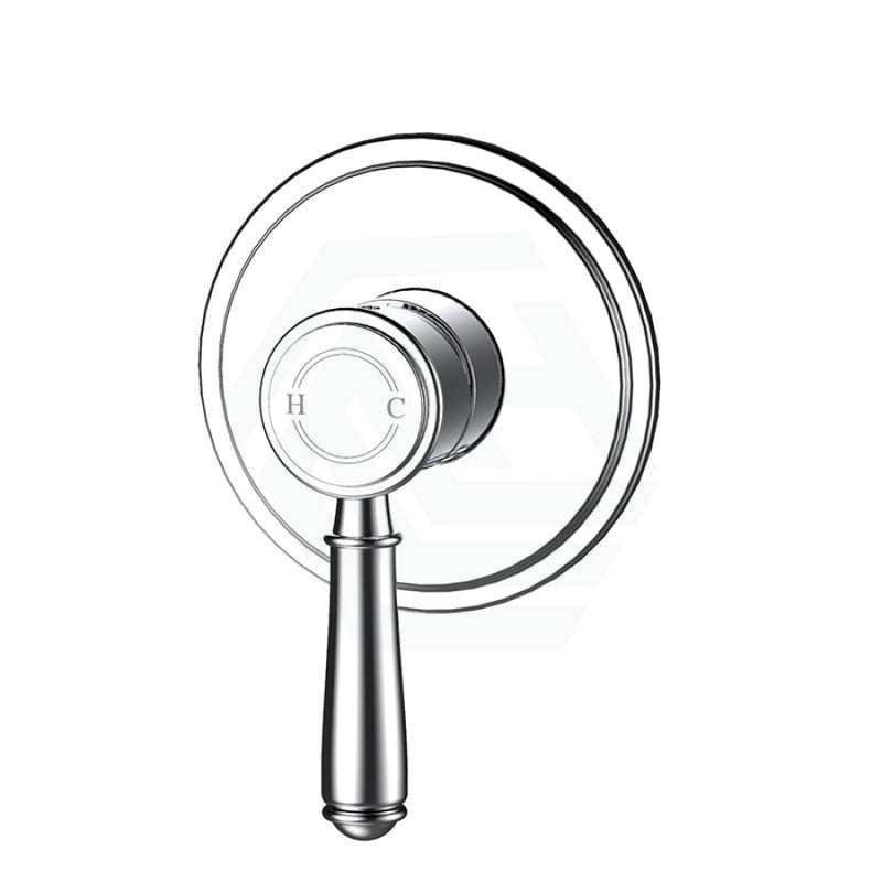 Ikon Clasico Chrome Wall Mixer Trim Kits With Rough-In Body Mixers