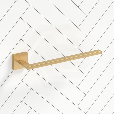 G#7(Gold) Kohler Square Brushed Brass Hand Towel Rail/Roll Holder Gold Holders