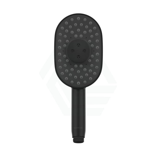 Kohler Statement Oval Matt Black 3 Functions Handheld Shower Head Only Showers