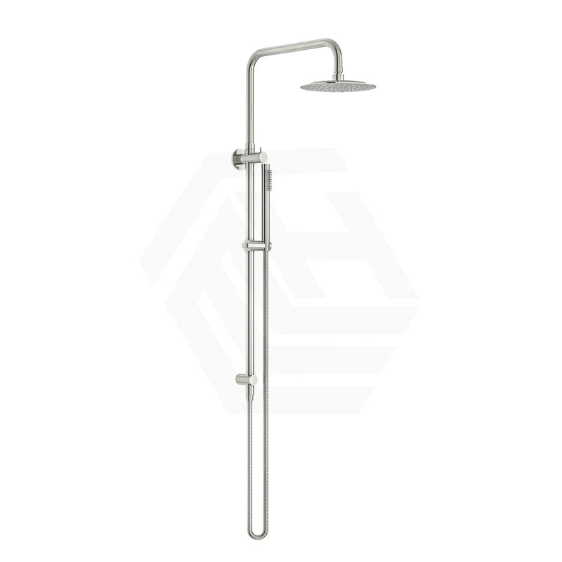 Linkware Elle 316 Brushed Stainless Twin Shower Showers
