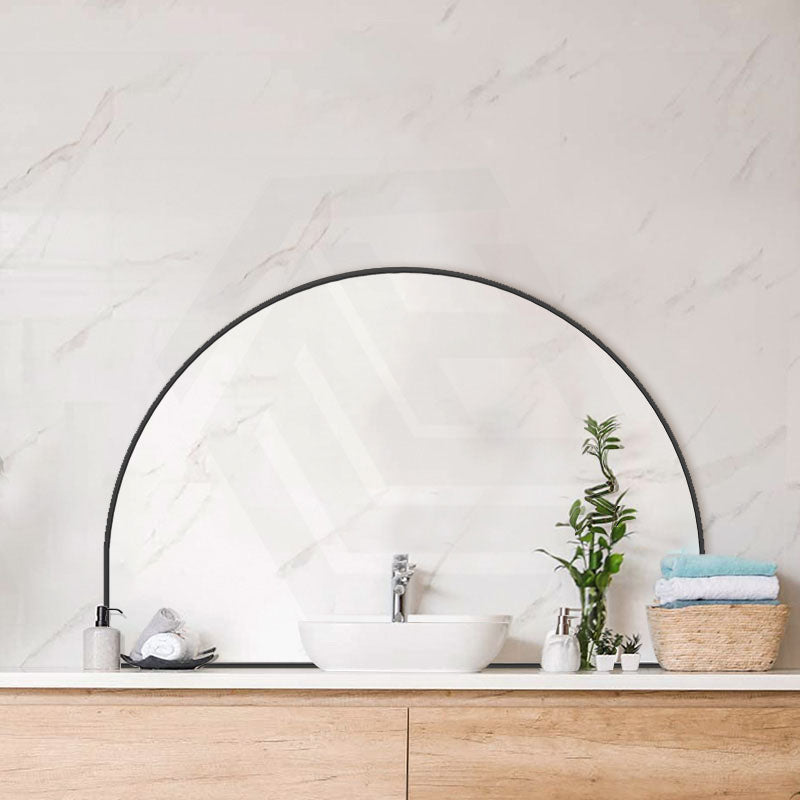 Lukka Arco 1200/1500mm Half-moon Framed Mirror Copper Free Variant Colour Available