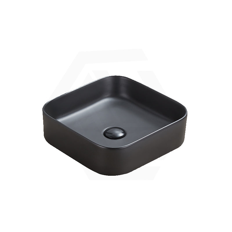 Lukka Kliff 370x370x110mm Square Fine Ceramic Above Counter Basin No Overflow Variant Colour Available