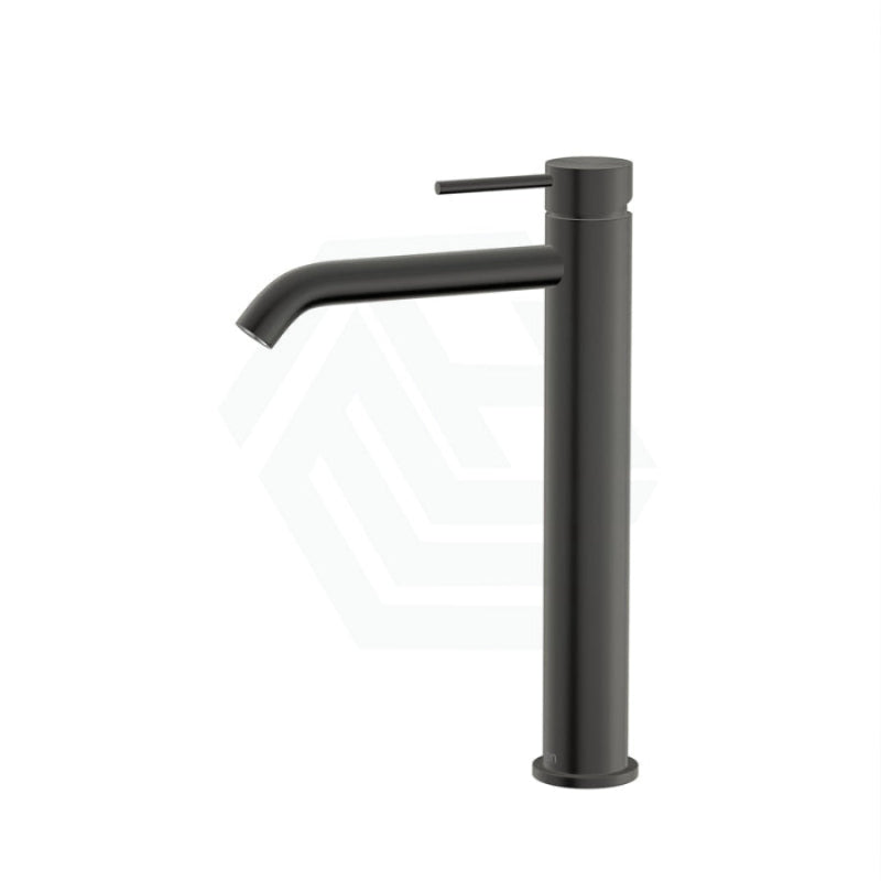 M#1(Gunmetal Grey) Ikon Hali Pin Lever Solid Brass Gunmetal Tall Basin Mixer Tap For Vanity