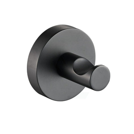 Otus Round Gunmetal Brass Robe Hook Grey Hooks