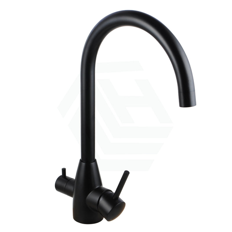 Matt Black Stainless Steel 3 Way Filter Tap With 360 Swivel And Purifier For Kitchen Products