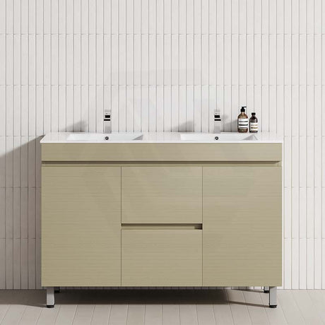 MCH 1200mm Gesso Lini Freestanding Leg Vanity with Double Bowls