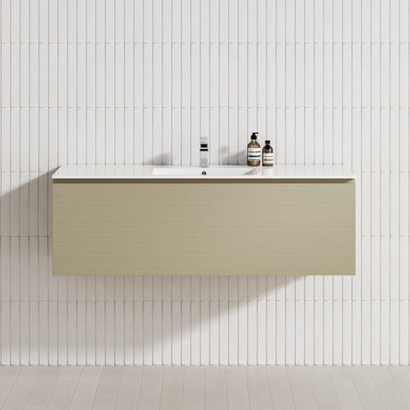 1-Drawer 600/750/900/1200Mm Wall Hung Bathroom Floating Vanity Single Bowl Multi-Colour Cabinet Only