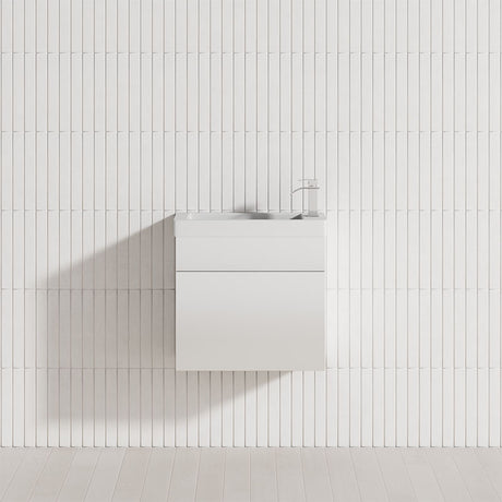 500Mm Wall Hung Bathroom Floating Vanity 1-Door Multi-Colour Cabinet Only Vanities