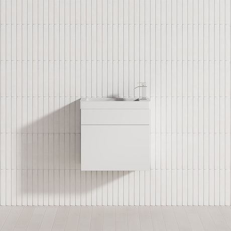 500Mm Wall Hung Bathroom Floating Vanity 1-Door Multi-Colour Cabinet Only Vanities