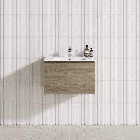 1-Drawer 600/750/900/1200Mm Wall Hung Bathroom Floating Vanity Single Bowl Multi-Colour Cabinet Only
