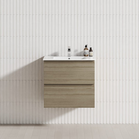 2-Drawer 600/750/900/1200Mm Wall Hung Bathroom Floating Vanity Single Bowl Multi-Colour Cabinet Only