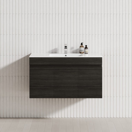 3-Door 900/1200mm Wall Hung Bathroom Floating Vanity Multi-Colour Cabinet Only