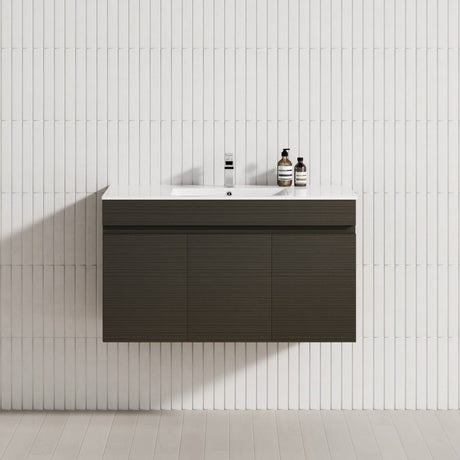 3-Door 900/1200mm Wall Hung Bathroom Floating Vanity Multi-Colour Cabinet Only