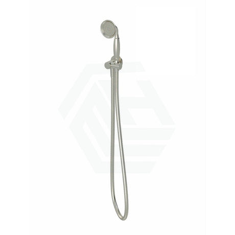 N#3(Nickel) Meir Harrington Round Hand Shower On Swivel Bracket PVD Brushed Nickel