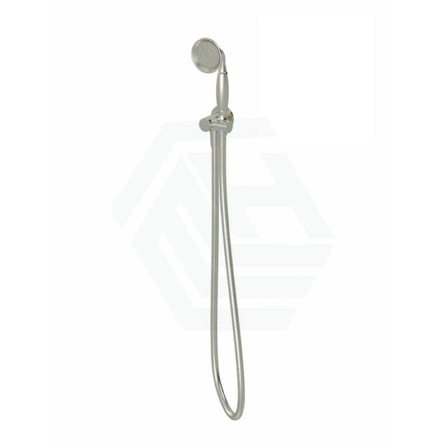 N#3(Nickel) Meir Harrington Round Hand Shower On Swivel Bracket PVD Brushed Nickel