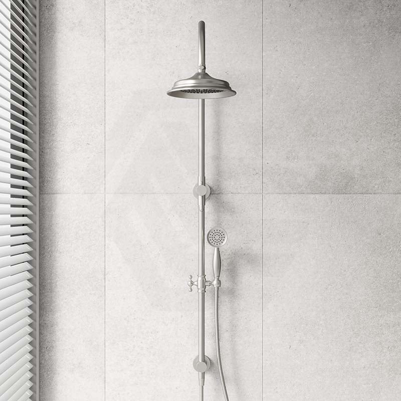 N#3(Nickel) Meir Harrington Combination Twin Shower Set PVD Brushed Nickel