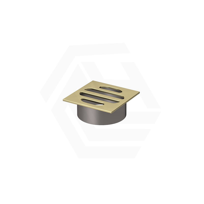 Meir Square Brass Floor Grate Shower Drain 50mm Outlet Variant Colour Available