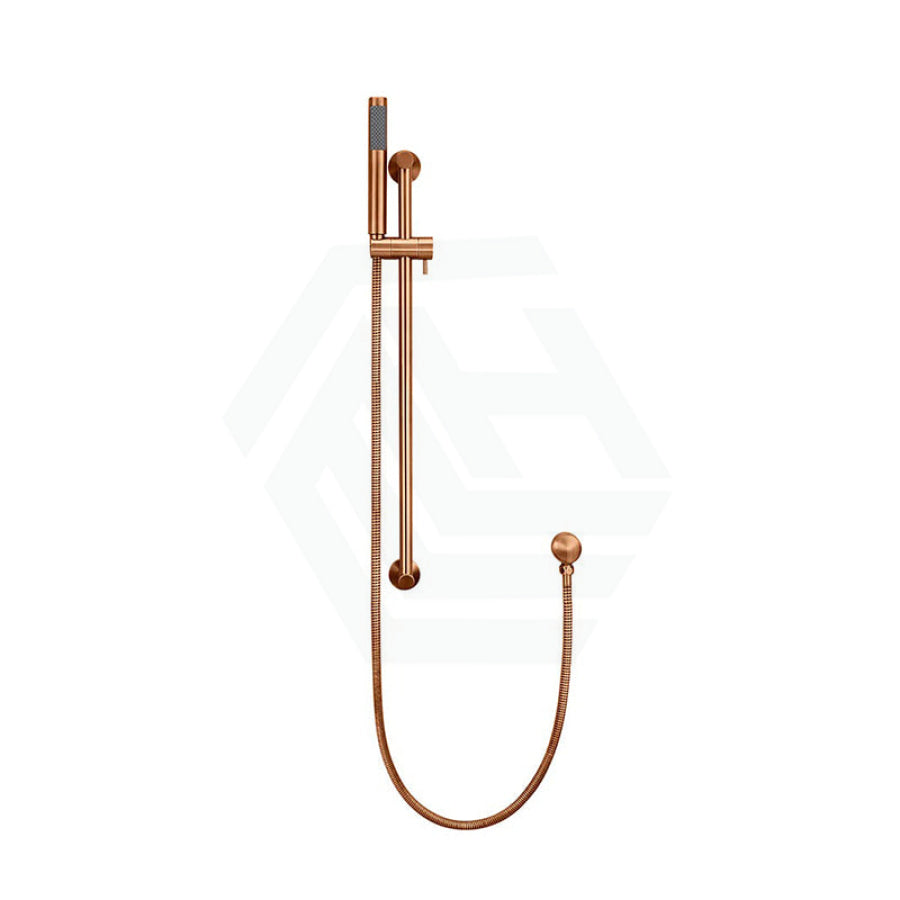 Meir Round Hand Shower On Rail Column Variant Colour Available