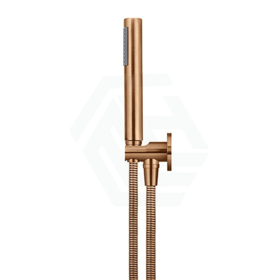Meir Round Hand Shower On Fixed Bracket Variant Colour Available