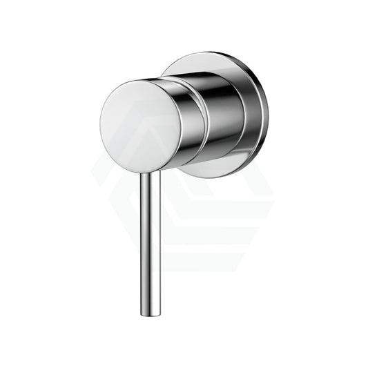 Meir Outdoor Wall Mixer Round Stainless Steel 316 Chrome Outdoor Bathware