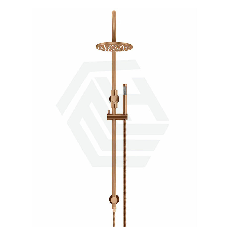 Meir 200/300Mm Round Overhead Shower Set With Hand Multi Colour Universal Water Inlet