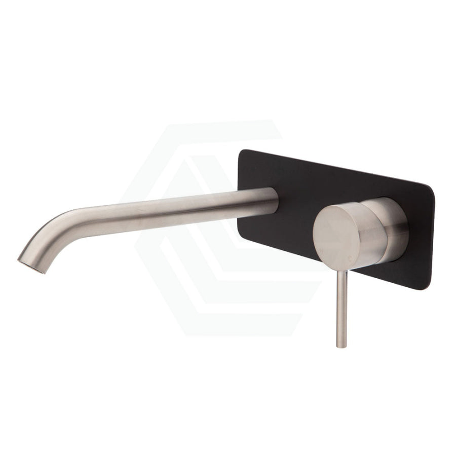 N#1(Nickel) Fienza 200Mm Outlet Kaya Wall Basin/Bath Mixer With Spout Multi-Colour Matt Black