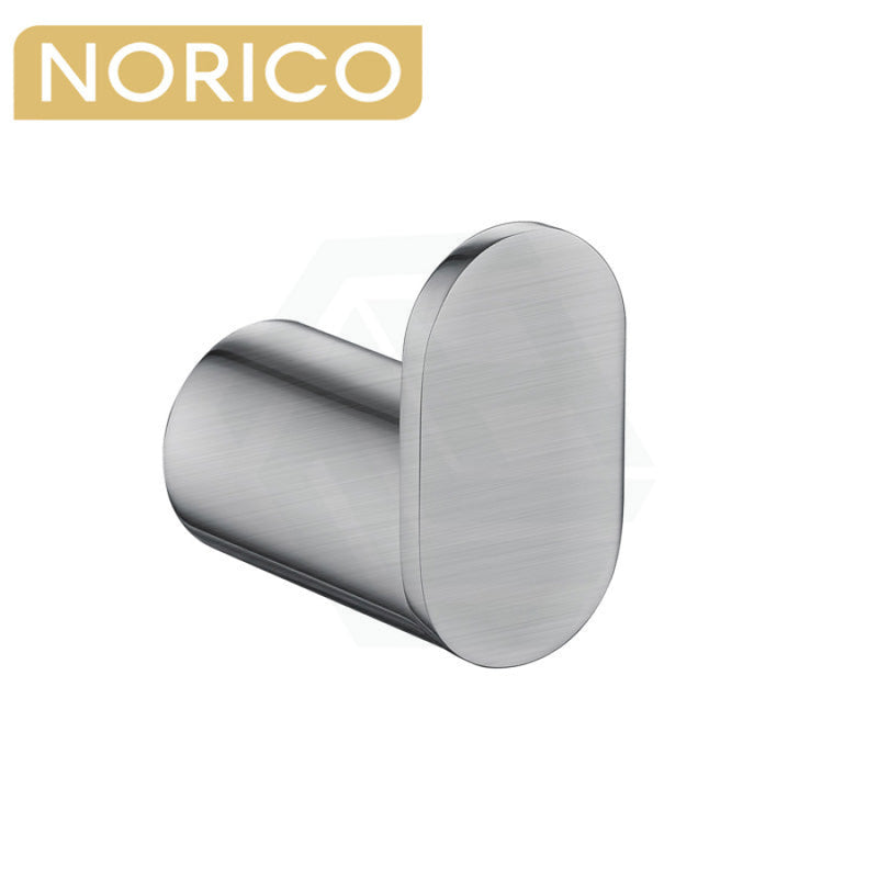 Norico Robe Hook Solid Brass Brushed Nickel