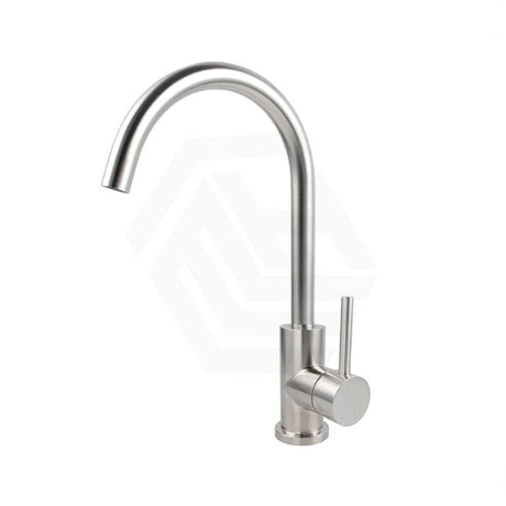 N#1(Nickel) Round Brushed Nickel Kitchen Sink Mixer Tap 360° Swivel Mixers