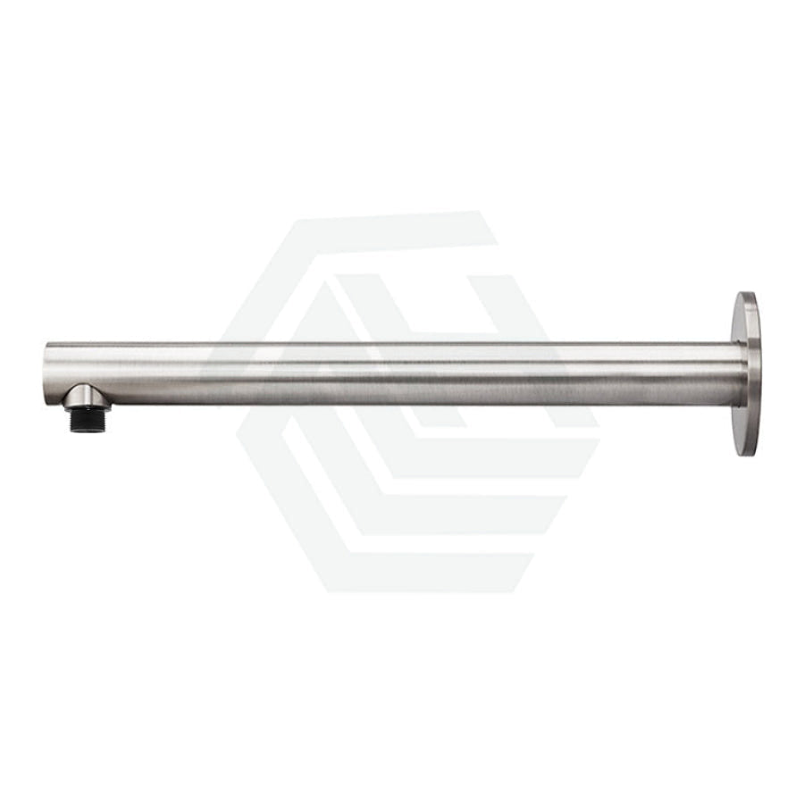 N#5(Nickel) Meir 400Mm Round Wall Mounted Shower Arm Brushed Nickel Arms