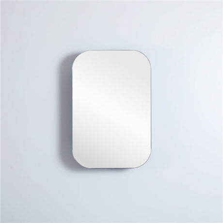 400mm / 600mm Matt Black Pvc Shaving Cabinet Pencil Mirror Wall Hung For Bathroom