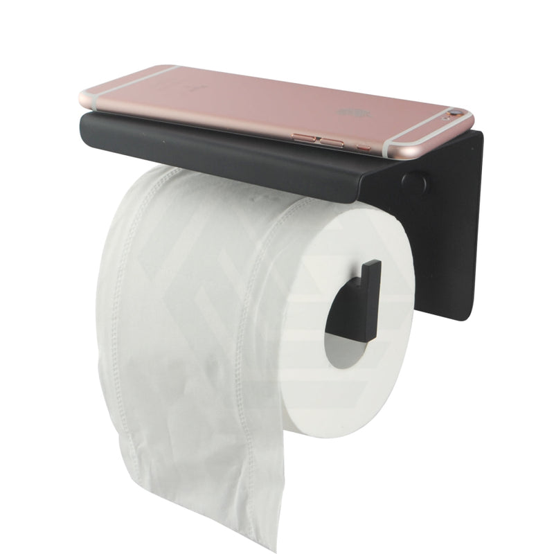 Ottimo Toilet Paper Holder Stainless Steel Matt Black