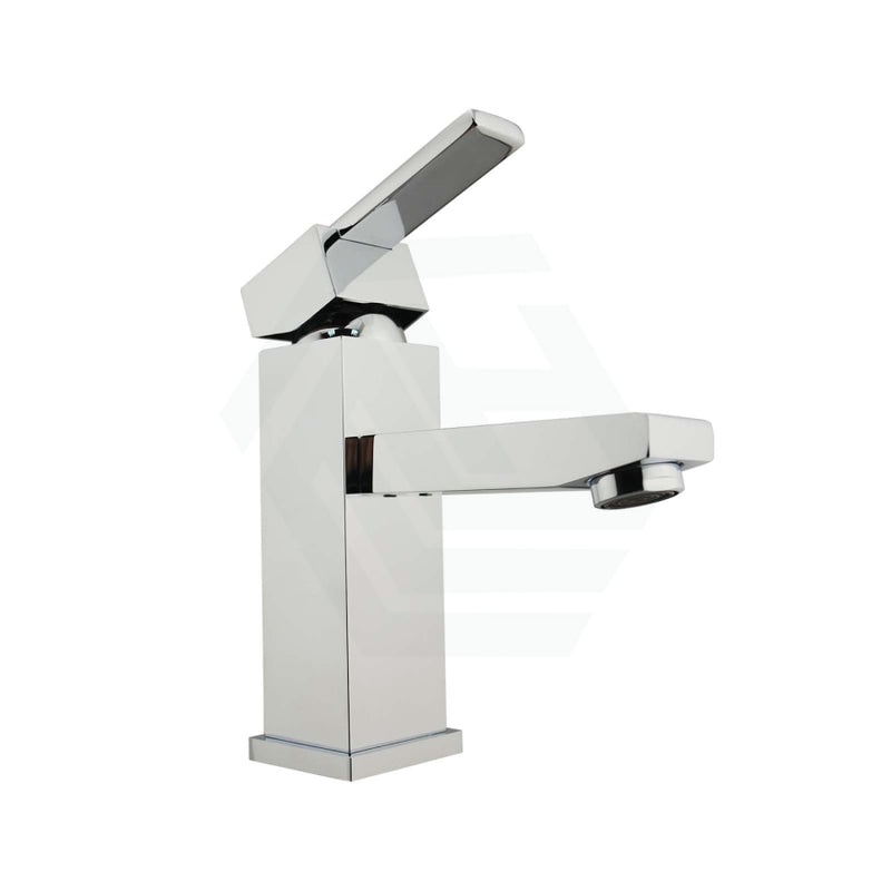 Ottimo Solid Brass Square Chrome Basin Mixer Tap Vanity Bathroom Products